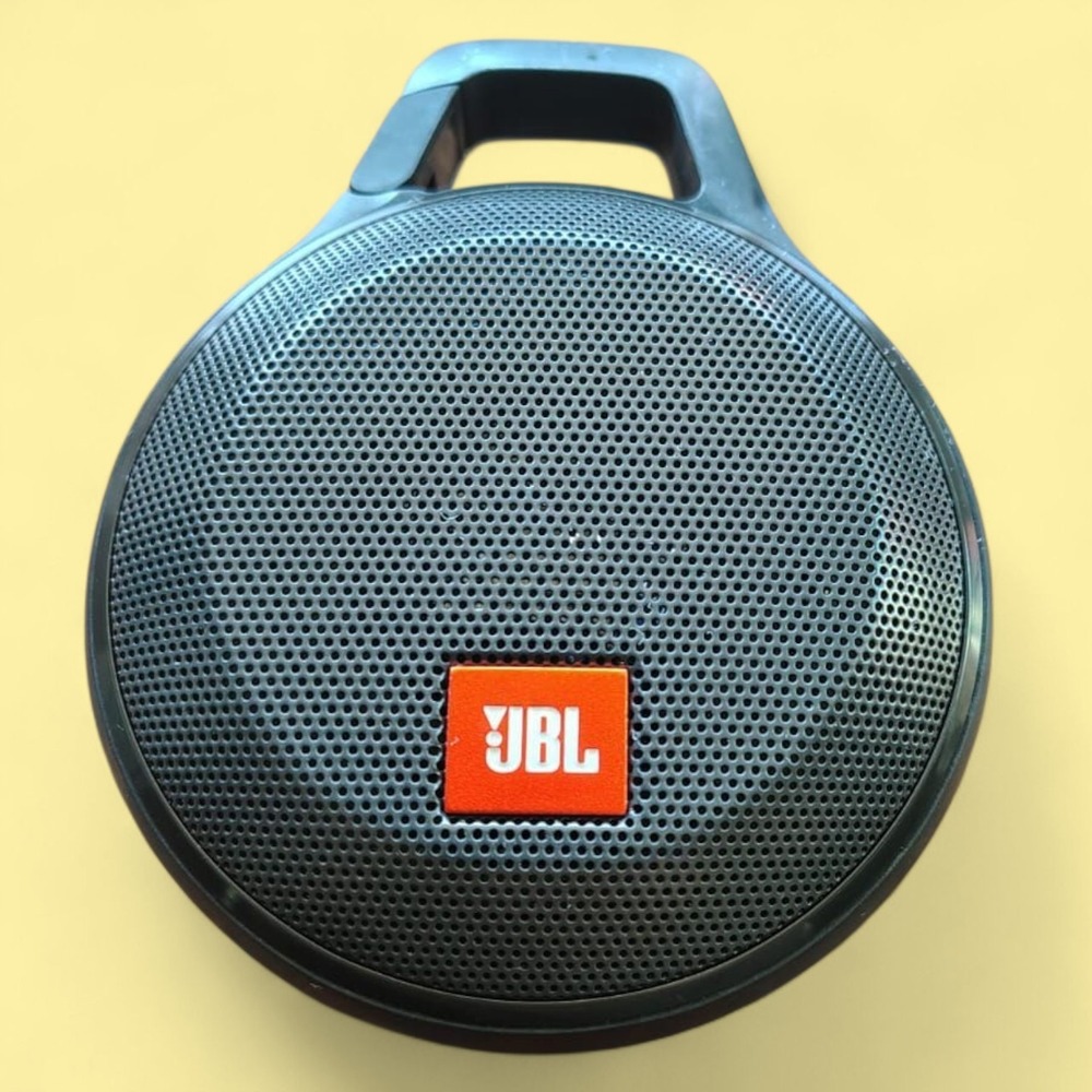 JBL Clip 1st Gen Bluetooth Portable Speaker Black READ Exposed Aux Cord Wire